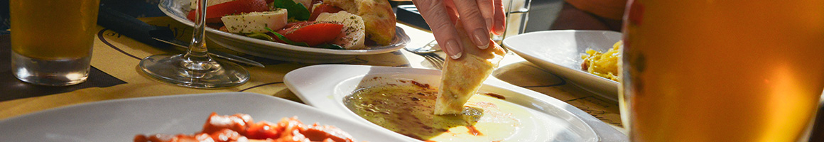 Eating American (Traditional) Greek Mediterranean at Desfina Restaurant restaurant in Cambridge, MA.